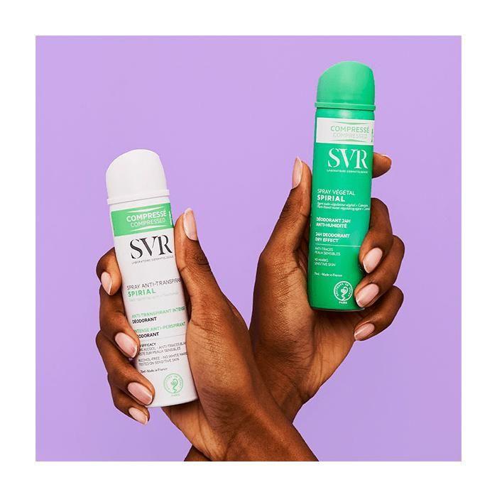 Spray Anti-transpirant - SVR - Spirial - 75ml - Efficacité 48h - Haute Tolérance - Fini Sec
