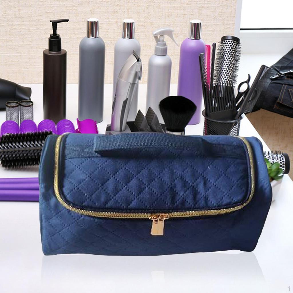 Carrying Case Organizer for Styler Hair Curler Storage Bag with Hook Hanging Holder Bathroom