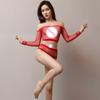 Sexy Mesh Lingerie Set Women Sexy Hollow Out Backless Fishnet Pajamas Set