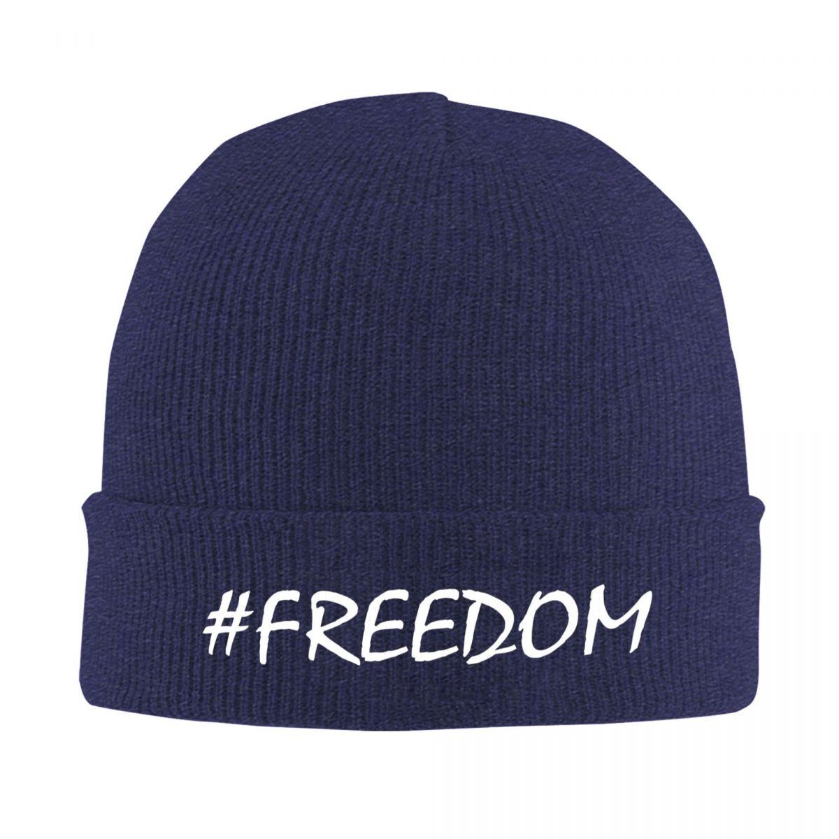 

Charlie Kirk Freedom Warm Knitted Cap Winter Knit Bonnet Hat Skullies Beanies Hip Hop Caps for Unisex One Size