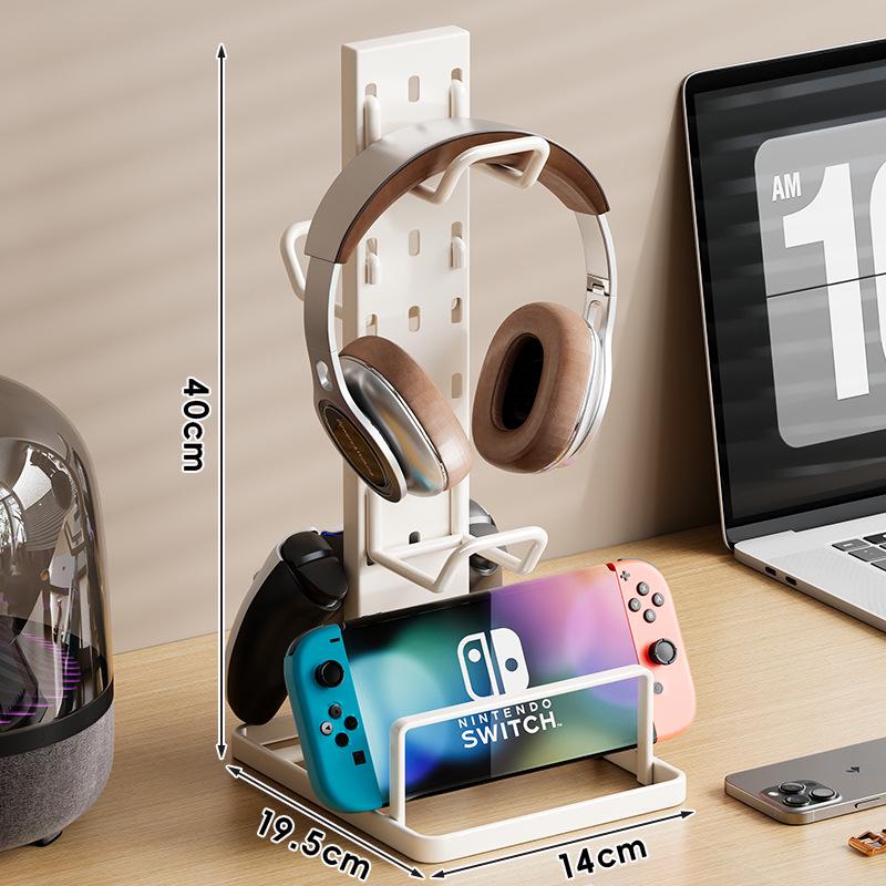 Adjustable Headphone & Game Controller Stand: Multifunctional Hook Rack