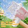 Handheld Electric Dinosaur Bubble Gun Children's Toy Lighting Outdoor Bubble Toy Wedding Prop Without Battery Bubble Water