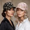 Adjustable Floral Lace Baseball Cap Hollow Outdoor Sun Hat Elegant Mesh Baseball Hat  For Women
