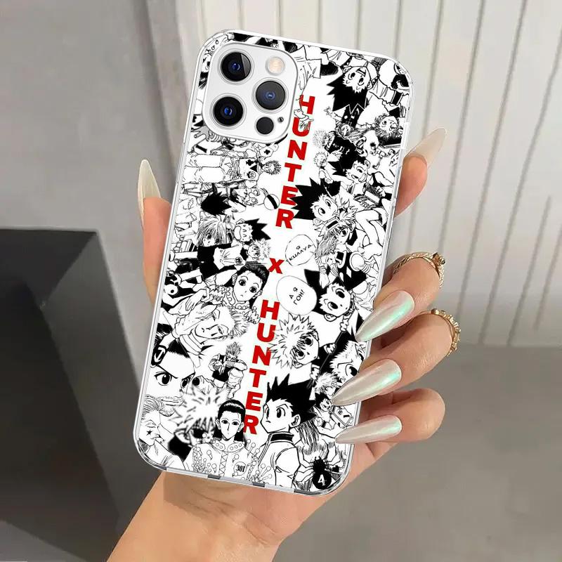 Hunter HXH Anime Phone Case for Iphone 17 Air 16 15 Plus 14 13 Mini 12 11 Pro Max 16E 7 8 SE 2020 Soft Funda Print Shell 17 Air