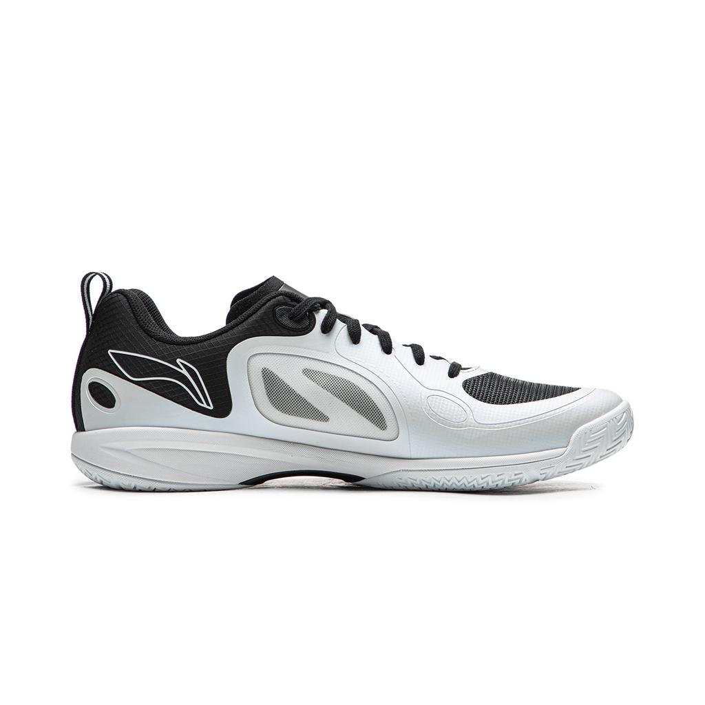 Li Ning Table Tennis Collection Mid Top Athletic Shoes Unisex Black White APPW013-2