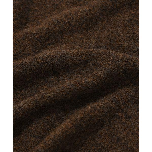 Covernat Logo V-Neck Cardigan Melange Sweater Women sweater Brown CO2304KT81BR