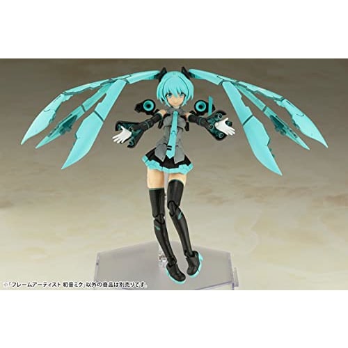 Kotobukiya Frame Arms Frame Artist Hatsune Miku 1/100 Scale Plastic Model Kit, Approximately 159mm Tall, Molded in Color, FA129, Ages 15 and Up