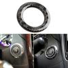 Start Stop Engine Switch Sticker Waterproof Dust-proof Carbon Fiber Self-adhesive Start Stop Engine Button Cover for Infiniti Q50 Q60 QX60