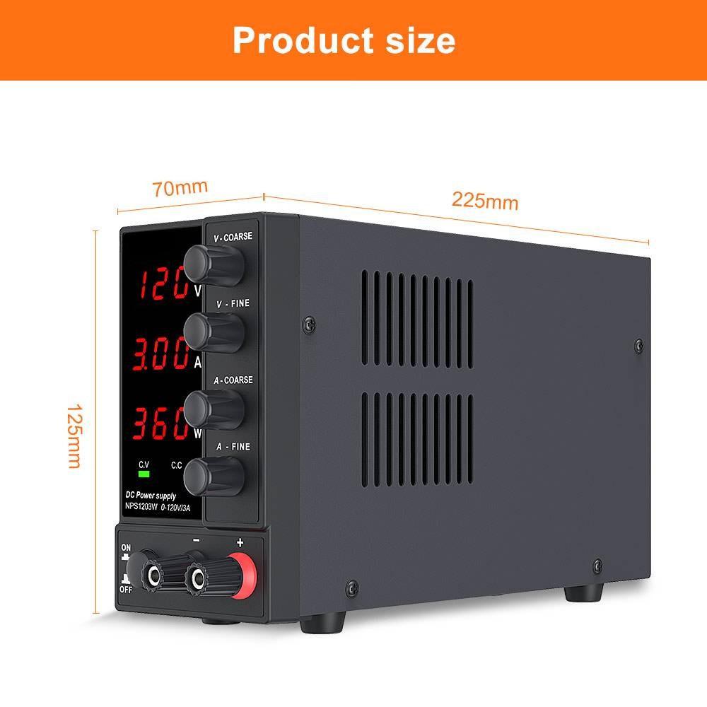 Adjustable Dc Power Supply Dual Digital LED Display Laboratory Power Supply Regulator Highly Accurate Display Source Power