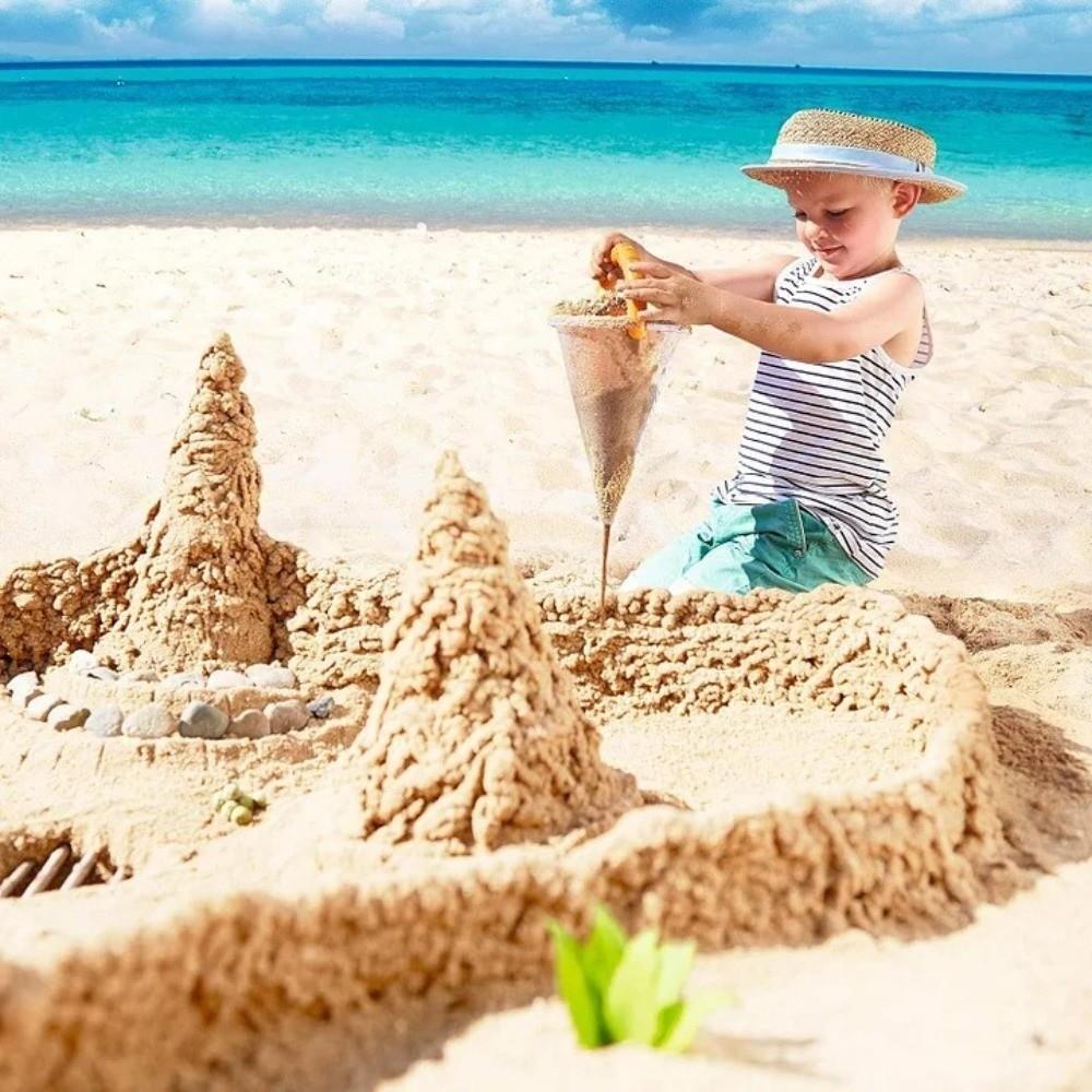 Handheld Beach Sand Funnel Multifunctional Overflow Funnel Toy Creative Sand Funnel Toy Beach Play
