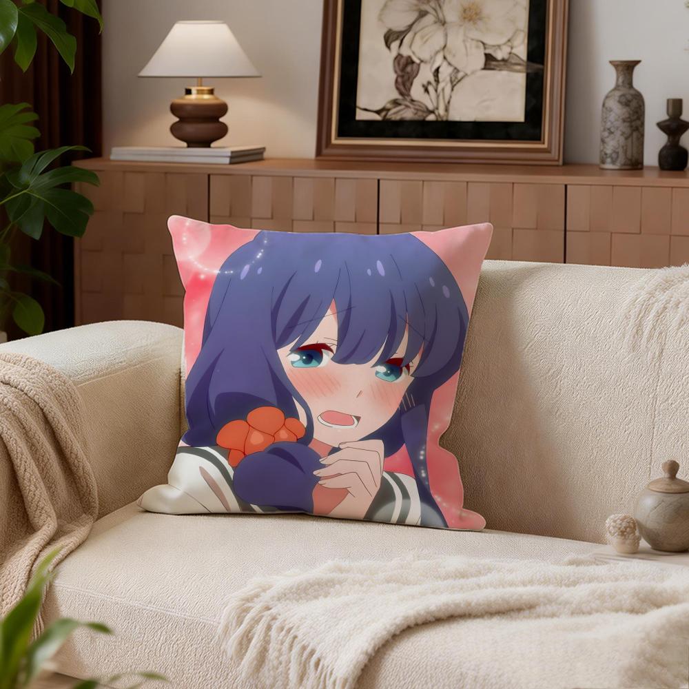Romance Tsuredure Children Cushion Cover Cushion Cover Set 4Pcs 50x50 45x45 40x40 Pillowcase Decorative Sofa Home Decor