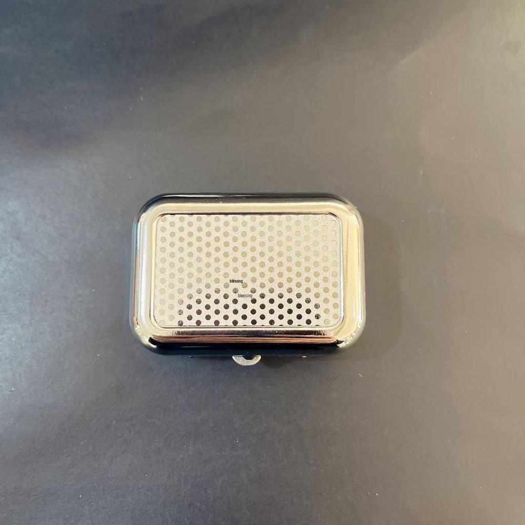 Stylish Portable Metal Ashtray - Creative & Compact Design