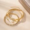 Luxury Infinity Symbol Heart Bracelet Set Love  The infinity symbol combination design is slim and lightweight, supports layering and can be worn for