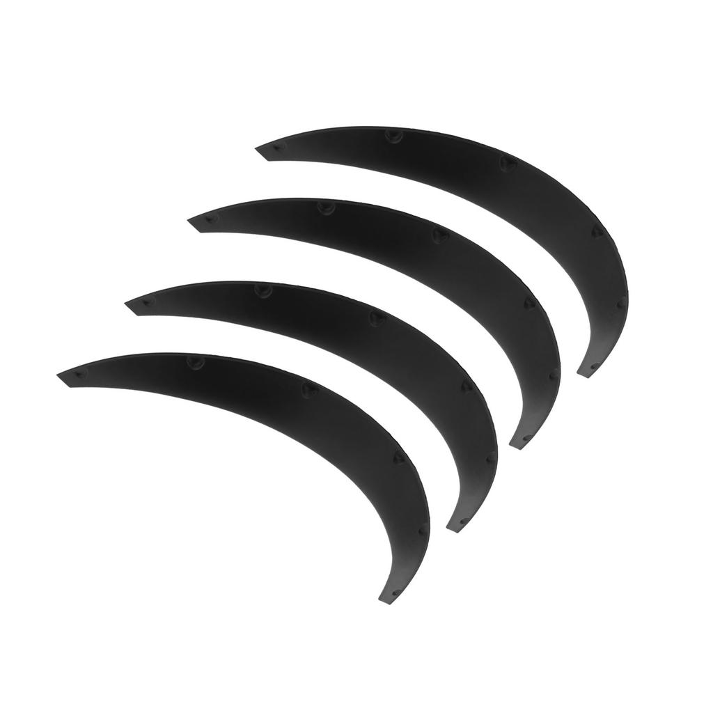 4pcs Wheel Eyebrow Protector Flexible PP Widened Decorative Wheel Arches Lips   for Car