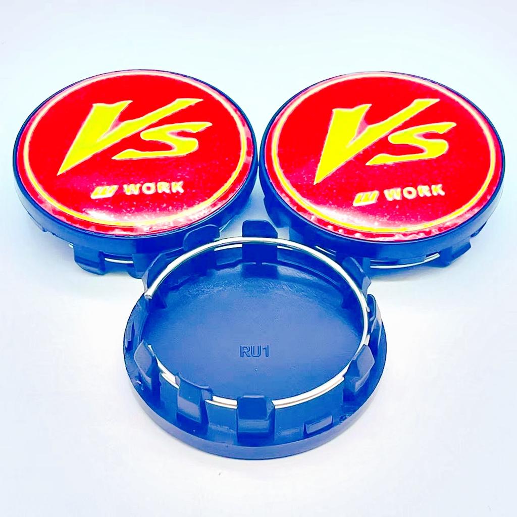 4pcs/lot 3D High Quality 59mm Car Wheel Hub Cover Center Caps for VS W Work Racing Styling Badge Emblem Accessories