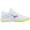 Mizuno Lightning Select Comfortable Fit Supportive Breathable Volleyball Shoes Unisex sneaker White Blue V1GA267039