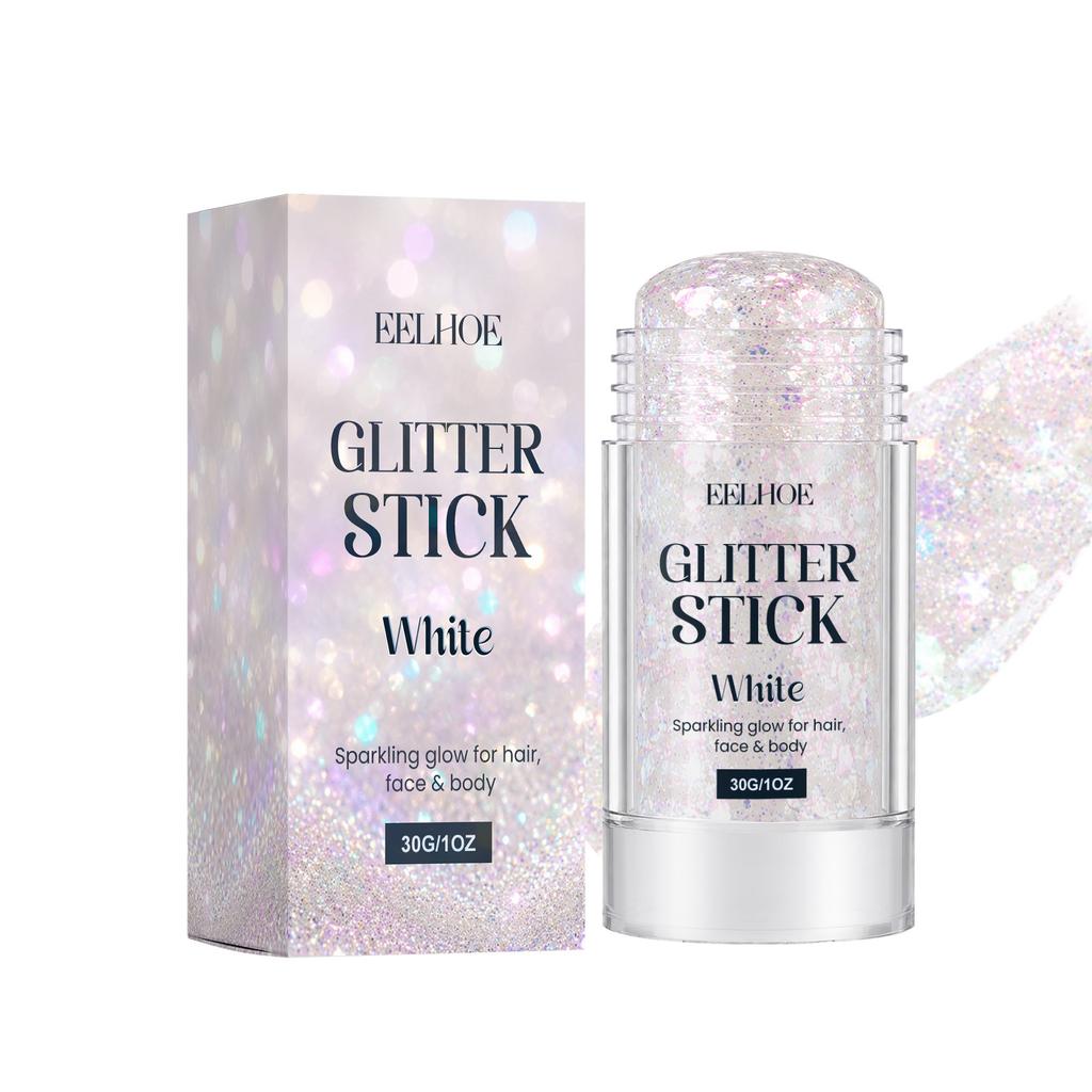EELHOE Party glow sticks Sparkling hair and face makeup glitter stick for creating a festive party atmosphere