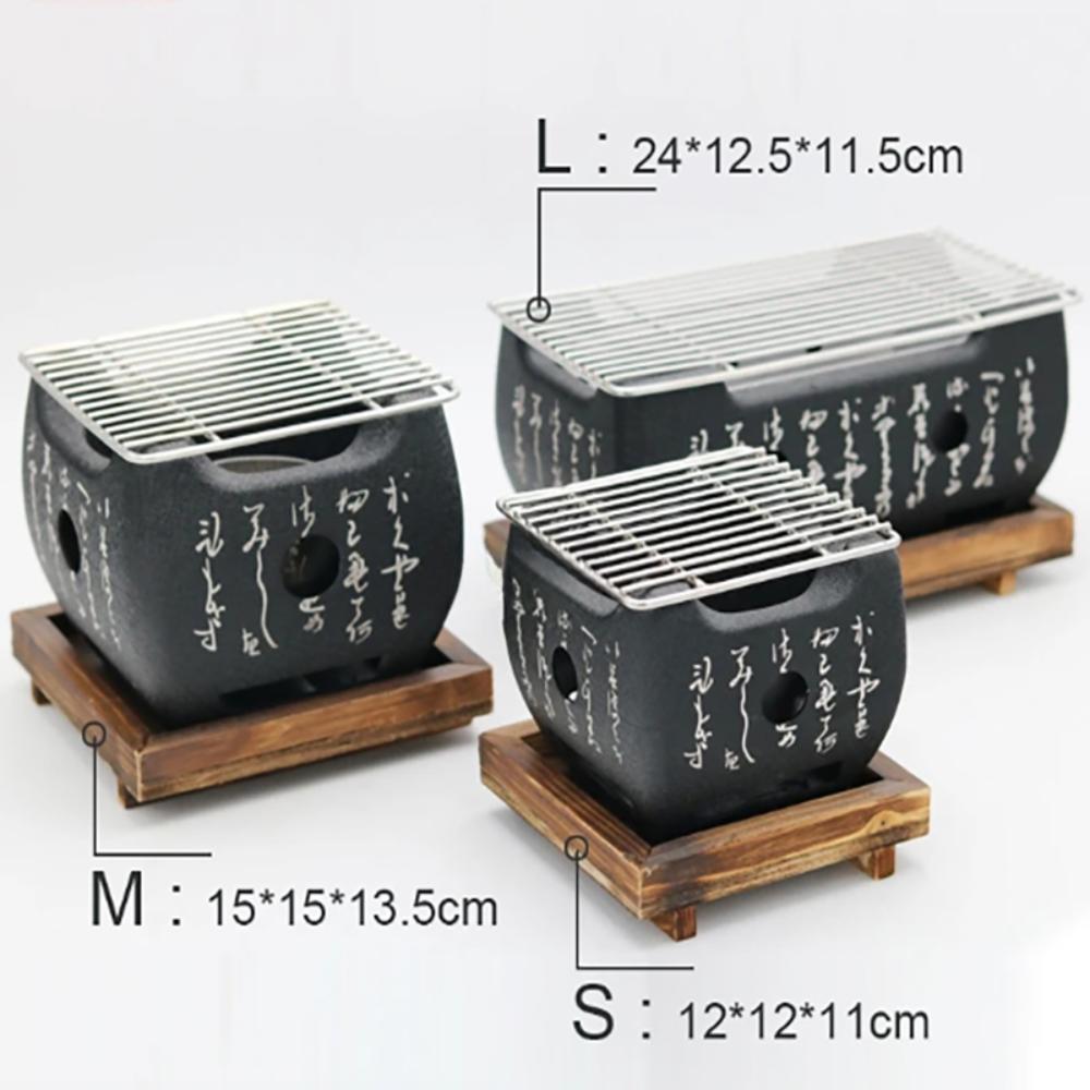 Portable BBQ Grill Outdoor Reusable Barbecue Stove Save Space Charcoal Furnace High-capacity Food Cooking Oven Bbq Grill Outdoor