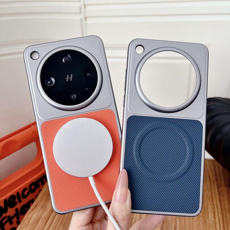 For OPPO Find X9 Ultra X9s Pro Case Fashion Matte Triangle Pattern For Magsafe Magnetic Anti Fall Cover For Find X9 Ultra Shell