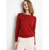 Autumn and Winter Round Neck Knitted Sweater for Women, As A Base Layer, Versatile and Fashionable Sweater