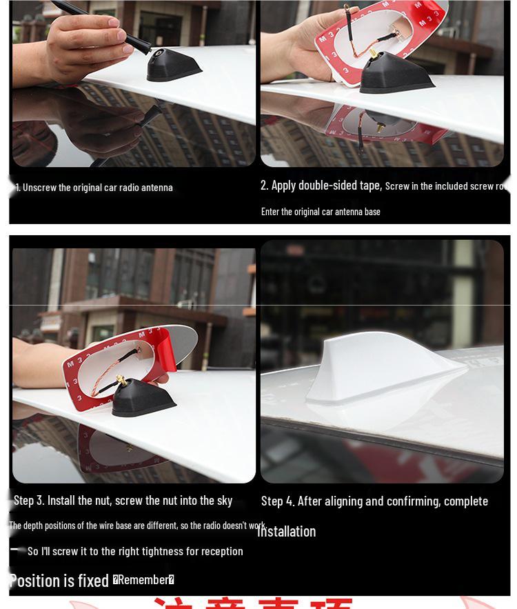 Volkswagen Jetta/Santana/Polo Shark Fin Antenna for Models 13-25