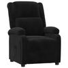 VidaXL Recliner Armchair Black Velvet 342405