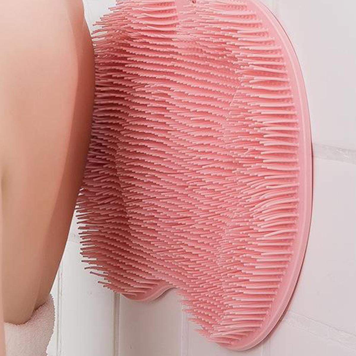 

Силиконовый отшелушивающий массажный скребок для душа, нескользящая ванна, скраб, щетка для мытья ног, коврик для ванной комнаты, щетки с присосками для спины