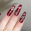 Praktická nerezová destička na razítkování nehtů s jedinečnými tradičními vzory pro módní nail art