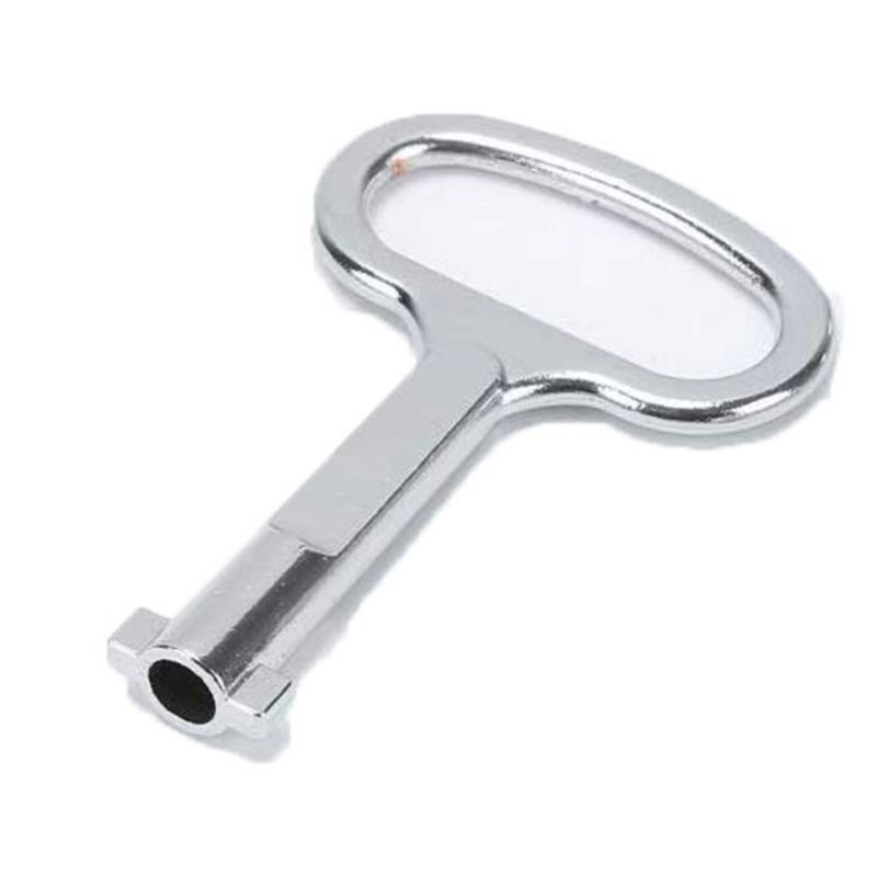 Functional Universal Cross Key Zinc Alloy Plumbers Key Utility Keys for Electric Cabinet Locks Convenient and Reliable