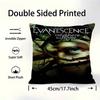 Evanescence Rock Bands Cushion Cover Car Throw Pillow Case For Sofa Car Christmas Gift