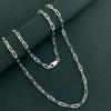 Noble  Copper Chain Necklace for Women Men Beautiful Fashion Wedding Party Charm 4MM Fit Pendant High Quality Jewelry