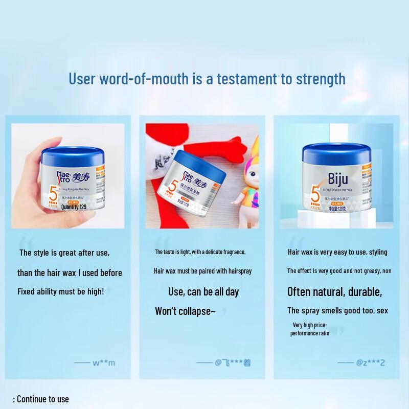 Maestro Strong Hold Hair Wax