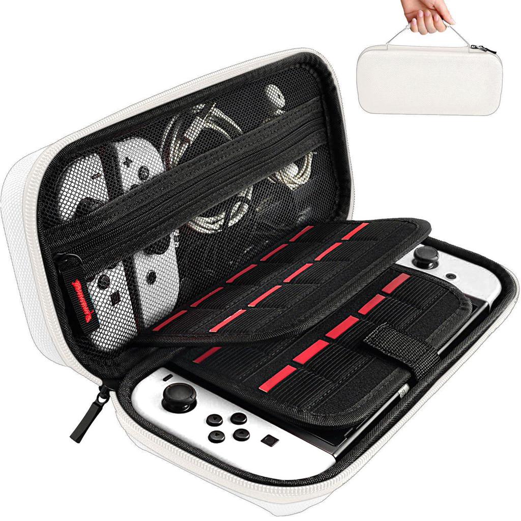 Nintendo Switch OLED EVA Protective Storage Bag with Four-Card Holder