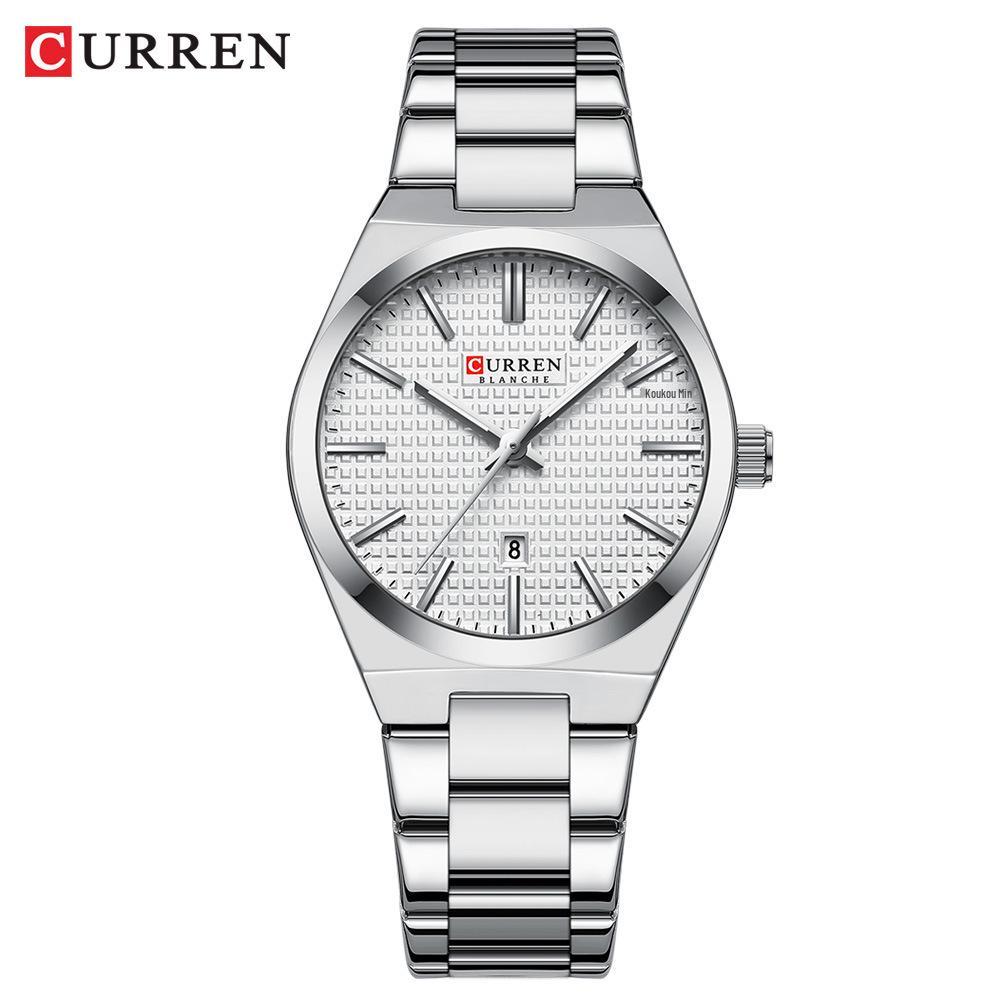 Curren 8439 Ladies  Stainless Steel Calendar Watch - Fashionable & Trending Women s Timepiece