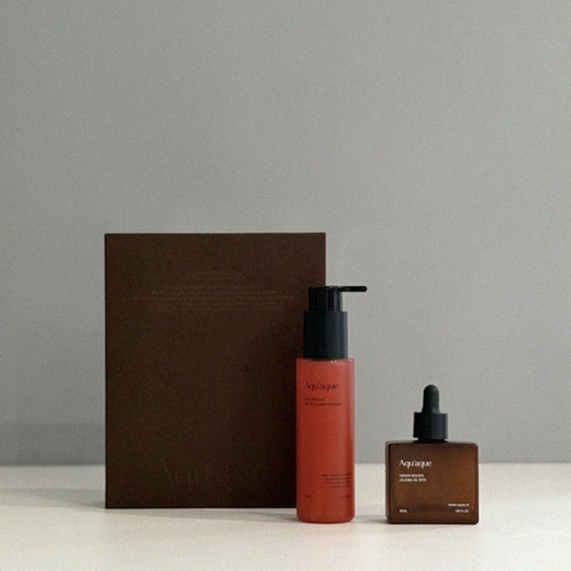 Nourishing Glow Set (100% Vegan Golden Jojoba Oil + ABC Red Talk Oil-to-Foam Cleanser)