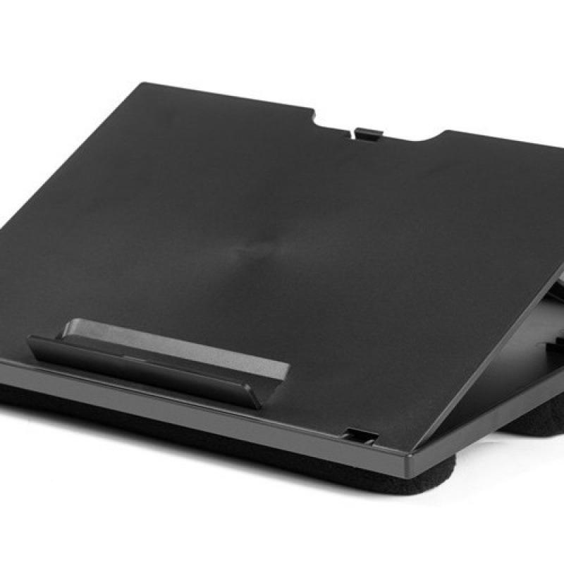 Black Folding Laptop Knee Table Stand for Bed or Office