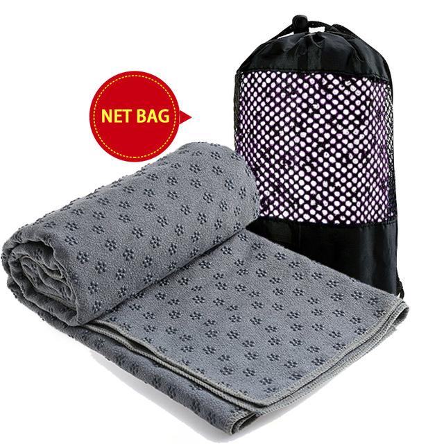 Tragbare Yoga Anti-Rutsch Decke Yoga Matte Handtuch Sport Decke Reise Falten Fitness Übung Pilates Handtuch Fitness Ausrüstung