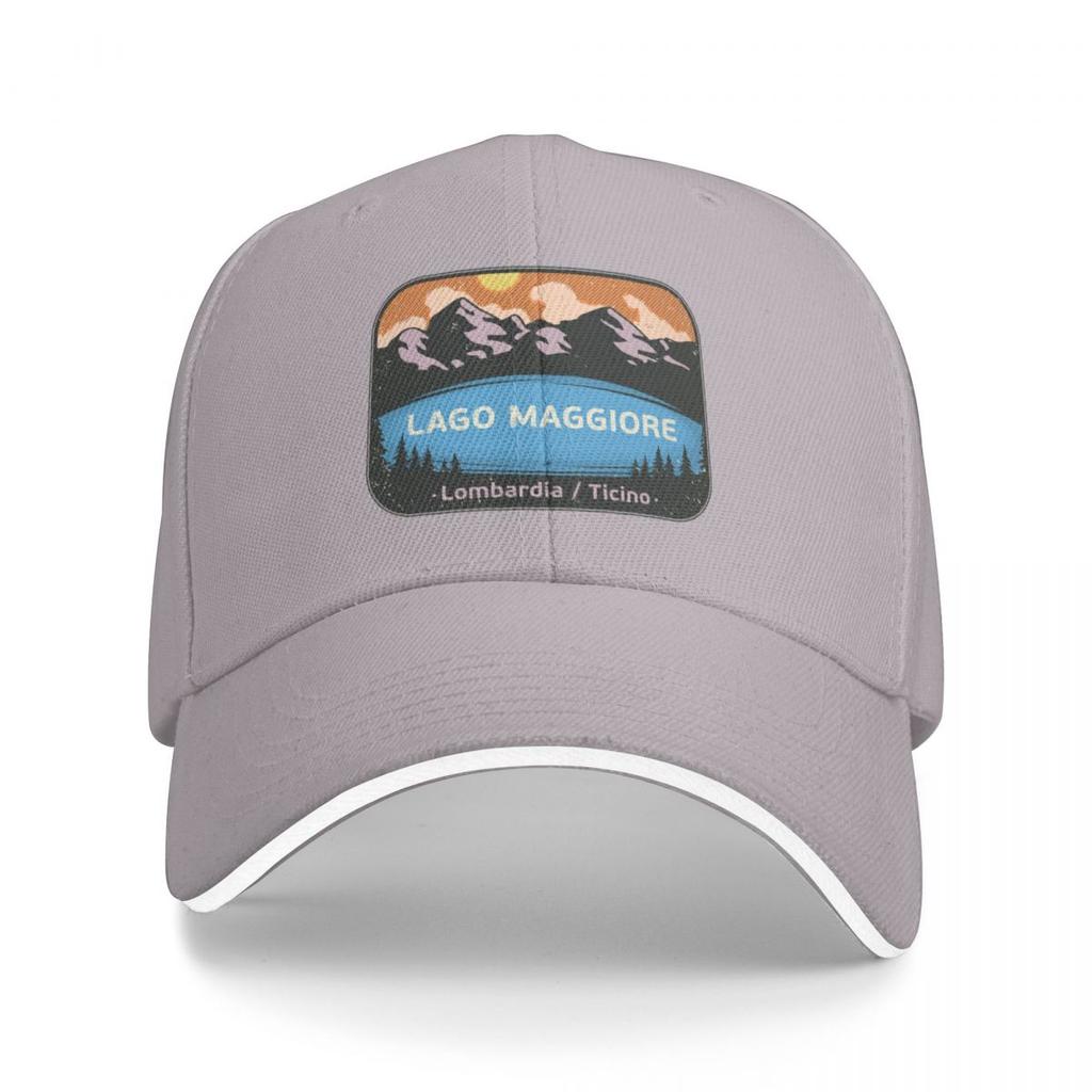 Lake Maggiore Lago  Italy  Switzerland Baseball Cap derby hat foam party Hat Ball  Womens Hats For The Sun Mens