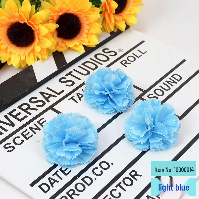 Retro Carnation Fake Flower Hairpins and Brooches - Handmade Hair and Clothing Accessories