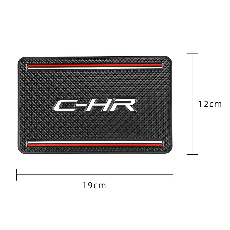 Non-Slip For Toyota CHR C-HR 1pcs Car sticker Anti Slip Mat Supra Funtime GH18 Phone Holder non slip Pad Mat styling Previa Funcargo