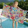 T-Takashis M-Murakamis Cartoon Bath Towel Microfiber Soft Water Absorbing Breathable For Girl Kids Decorative Beach Towel