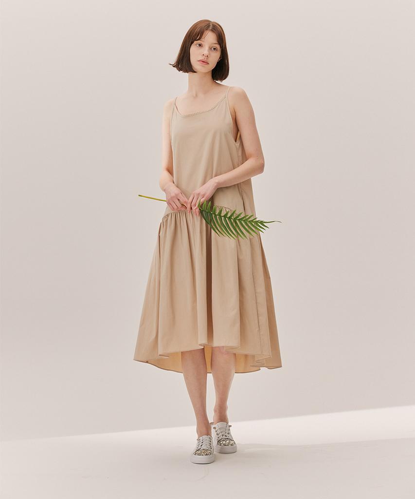 CETU Sleeveless Dress Beige