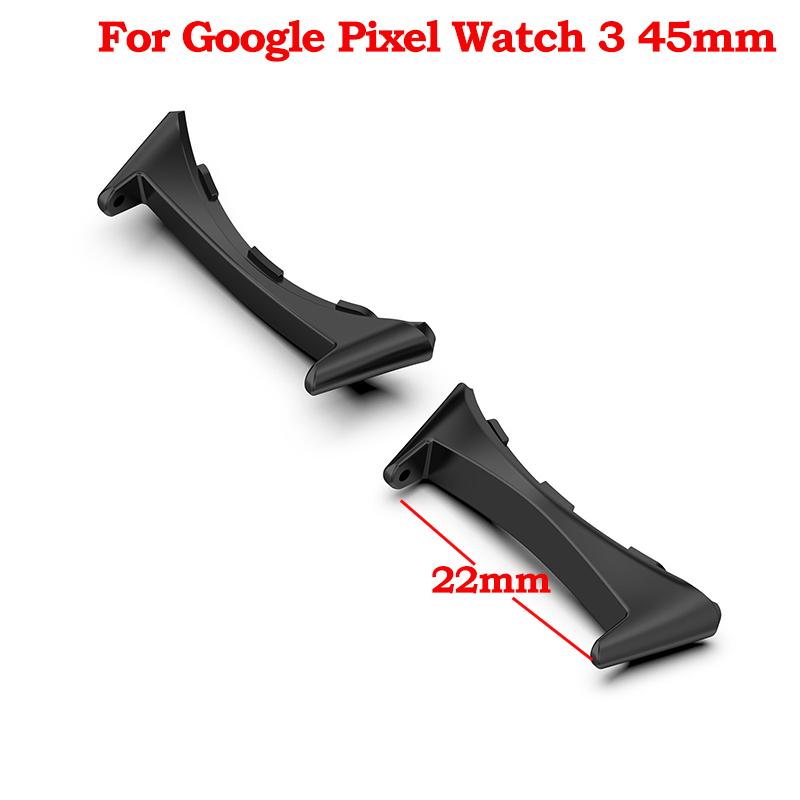 2pcs Watch Strap Connector Adapter For Google Pixel Watch 3 41mm 45mm Accessories Metal Smartwatch Adapters Replacement