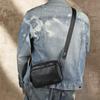 Ancient Trendy Cowhide Personality Trend Men's Backpack Commuting Shoulder Messenger Square Bag Genuine Leather Premium Messenger Bag Men's