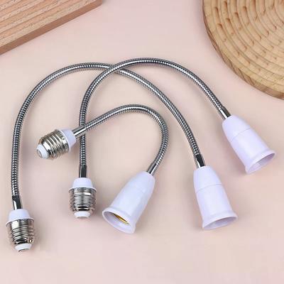 Flexible E27 To E27 LED Screw Lamp Base Bulb Socket Extender Extension Light Holder Lamp Base Light Socket Adapter Converter