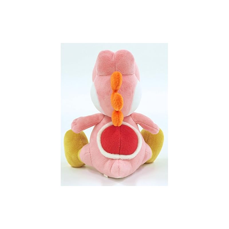 Sanei Boeki Super Mario ALL STAR COLLECTION Pink Yoshi (S) W13.5 x D15.5 x H20cm Plush Toy AC46