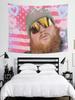 1pc Viral Meme Bearded Man Tapestry Single Sided 2D Print Fun Durable Wall Decor Home Couch Game Room Trendy Vibe Decor Gift