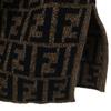 FENDI made in Italy Zucca Pattern Long sleeve sweater 40 Brown knit Women Used