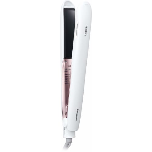 Panasonic Hair Iron for Straight Nanocare Overseas Compatible White EH-HS9E-W