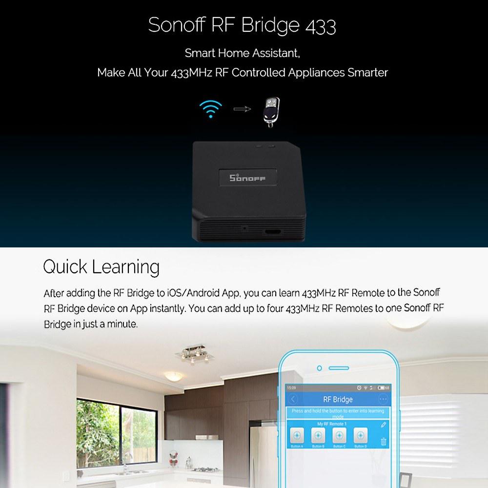 sonoff rf bridge 433 google home